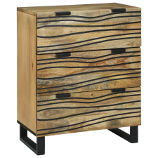 vidaXL oldalszekrény 60x33.5x75 cm tömör mangófából bútor