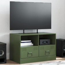 vidaXL olívazöld acél TV-szekrény 67 x 39 x 44 cm bútor