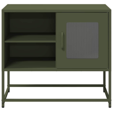 vidaXL olívazöld acél TV-szekrény 68 x 39 x 60,5 cm bútor
