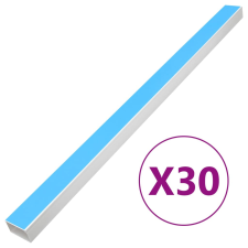vidaXL Öntapadós pvc kábelcsatorna 60 x 60 mm 30 m villanyszerelés