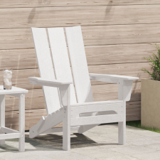 vidaXL összecsukható Adirondack szék Fehér 74.5x80.5x90 cm HDPE kerti bútor