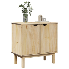 vidaXL OTTA tömör fenyőfa előszobaszekrény 75 x 40 x 75 cm bútor
