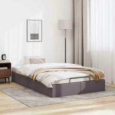 vidaXL Ottomán ágykeret matrac nélkül szürke 120x200 cm műbőr ágy és ágykellék