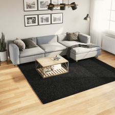vidaXL OVIEDO fekete rövid szálú szőnyeg 240 x 240 cm lakástextília