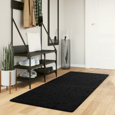 vidaXL OVIEDO fekete rövid szálú szőnyeg 80 x 200 cm lakástextília
