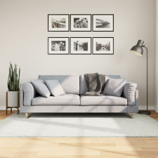 vidaXL OVIEDO krémszínű rövid szálú szőnyeg 140 x 200 cm lakástextília
