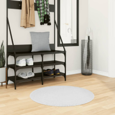 vidaXL OVIEDO szürke rövid szálú szőnyeg Ø 80 cm lakástextília