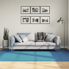 vidaXL OVIEDO türkiz rövid szálú szőnyeg 160 x 230 cm lakástextília