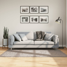 vidaXL PAMPLONA bézs magas szálú bolyhos modern szőnyeg 120 x 170 cm lakástextília