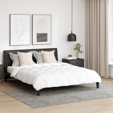 vidaXL Paplan Egyéb párnával 3 pcs Fehér 240 x 220 cm Pehely lakástextília