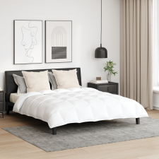 vidaXL Paplan Egyéb párnával 3 pcs Fehér 240 x 220 cm Pehely lakástextília