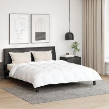 vidaXL Paplan Egyéb párnával 3 pcs Fehér 240 x 260 cm Pehely lakástextília