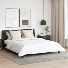 vidaXL Paplan párnával 3 pcs Fehér 200 x 220 cm Mikroszálas lakástextília