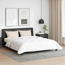 vidaXL Paplan párnával 3 pcs Fehér 200 x 220 cm Mikroszálas lakástextília