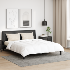 vidaXL Paplan párnával 3 pcs Fehér 240 x 220 cm Pehely lakástextília