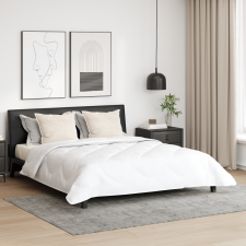 vidaXL Paplan párnával 3 pcs Fehér 260 x 220 cm Mikroszálas lakástextília