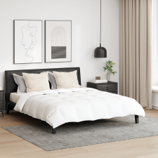 vidaXL Paplan párnával 3 pcs Fehér 260 x 220 cm Pehely lakástextília