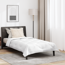 vidaXL Paplan párnával Fehér 135 x 220 cm Mikroszálas lakástextília