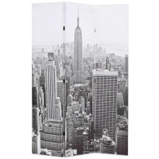 vidaXL paraván 120 x 180 cm New York, fekete-fehér bútor
