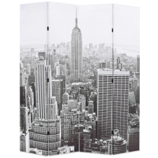 vidaXL paraván 160 x 180 cm New York, fekete-fehér bútor