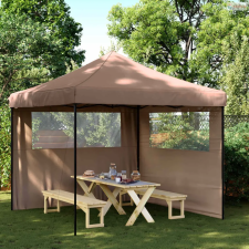 vidaXL Partysátor Barna 292 x 292 x 315 cm Oxford Szövet kerti tárolás
