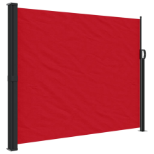 vidaXL piros behúzható oldalsó napellenző 160 x 500 cm (4004432) kerti bútor