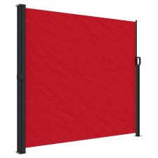 vidaXL piros behúzható oldalsó napellenző 180 x 600 cm (4004537) kerti bútor