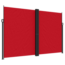 vidaXL piros behúzható oldalsó napellenző 220 x 600 cm (4004867) kerti bútor