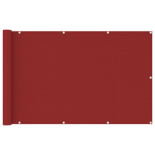 vidaXL piros HDPE erkélytakaró 120 x 600 cm kerti bútor