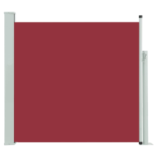 vidaXL piros kihúzható oldalsó teraszi napellenző 170 x 300 cm (48367) kerti bútor