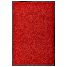 vidaXL Piros kimosható lábtörlő 60 x 90 cm lakástextília