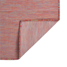 vidaXL piros lapos szövésű kültéri szőnyeg 120 x 170 cm (340823) lakástextília
