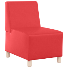 vidaXL piros műbőr kanapéfotel 55 cm (4108492) bútor