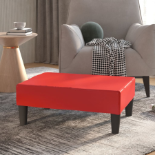vidaXL piros műbőr lábzsámoly 78 x 56 x 32 cm bútor