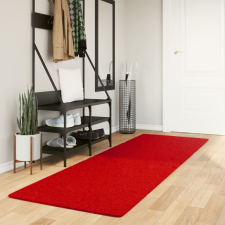 vidaXL piros rövid szálú puha és mosható szőnyeg 80 x 250 cm lakástextília