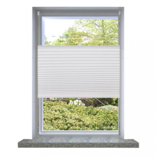 vidaXL Plisse Roló 100 x 150 cm Fehér Redős Roló redőny
