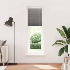 vidaXL pliszírozott redőny antracit 65x200 cm szövetszélesség 64,4 cm (4015102) redőny