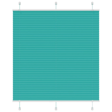 vidaXL pliszírozott redőny Benzinzöld 115x100 cm szövetszélesség lakástextília