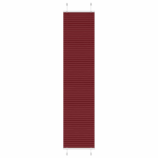 vidaXL pliszírozott redőny Bordeaux piros 45x200 cm Szövetszélesség redőny