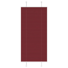 vidaXL pliszírozott redőny Bordeaux piros 60x100 cm Szövetszélesség lakástextília