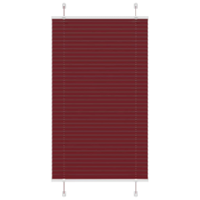 vidaXL pliszírozott redőny Bordeaux piros 70x150 cm szövetszélesség redőny