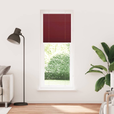 vidaXL pliszírozott redőny Bordeaux piros 70x200 cm szövetszélesség (4015256) lakástextília