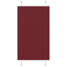 vidaXL pliszírozott redőny Bordeaux piros 75x100 cm Szövetszélesség lakástextília