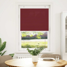 vidaXL pliszírozott redőny Bordeaux piros 75x150 cm Szövetszélesség (4015240) lakástextília