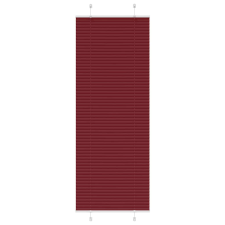 vidaXL pliszírozott redőny Bordeaux piros 80x200 cm szövetszélesség redőny