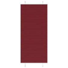vidaXL pliszírozott redőny Bordeaux piros 90x200 cm szövetszélesség redőny
