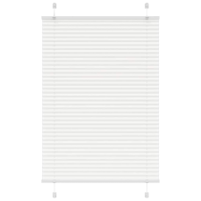 vidaXL pliszírozott redőny Fehér 100x100 cm szövetszélesség 99,4cm redőny