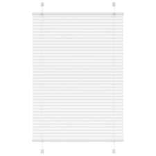vidaXL pliszírozott redőny Fehér 100x150 cm szövetszélesség 99,4cm redőny