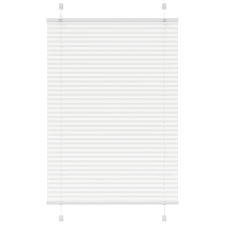 vidaXL pliszírozott redőny Fehér 100x150 cm szövetszélesség 99,4cm lakástextília