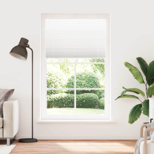 vidaXL pliszírozott redőny Fehér 120x200cm szövetszélesség 119,4cm (4015521) lakástextília